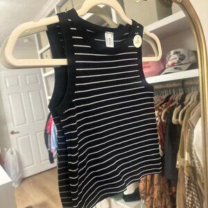 Other Women's Black and Navy Vests-tanks-camis